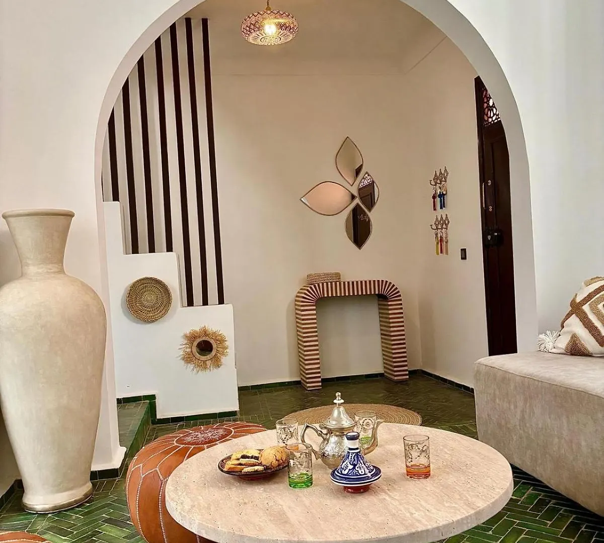 Riad Privatise Jusqu A 10 Personnes Avec 5 Suites, Bassin Et Rooftop A Seulement 15 Minutes A Pied De La Celebre Place Jemaa El Fna Marrakesh